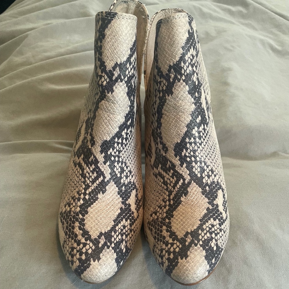 Snake Skin Booties